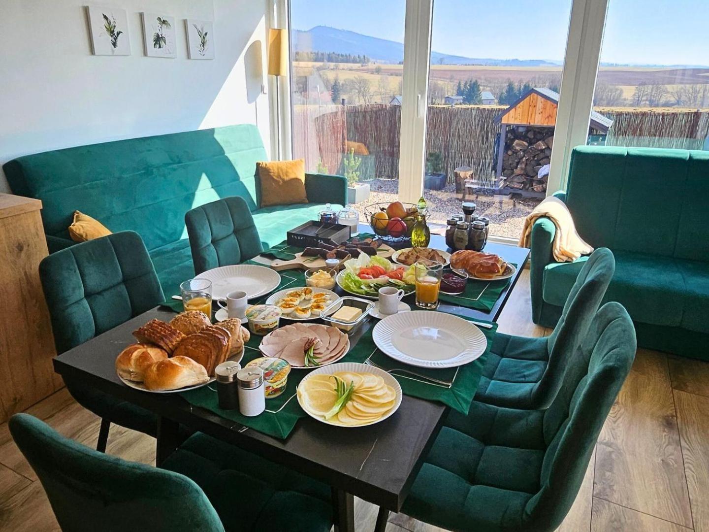 Rajska Polana Domki Premium ,Na Odludziu Z Prywatna Balia Z Jacuzzi I Sauna ,Cisza,Rowery Elektryczne,Gory,Astroprzygoda,- Adrspach, Skalne Miasto, Zamek Ksiaz,Andrzejowka,Karpacz, Sniezka,Janskie Laznie,Pec Mieroszow Extérieur photo